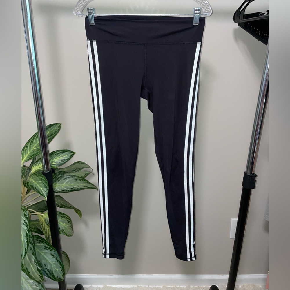 Womens Adidas Striped Leggings